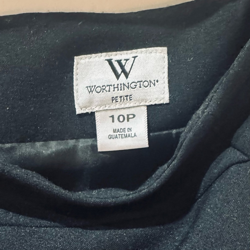 Two Piece Suit Lavender Blazer Sz 10 & Worthington Black Pencil Skirt Sz 10P - Picture 10 of 12